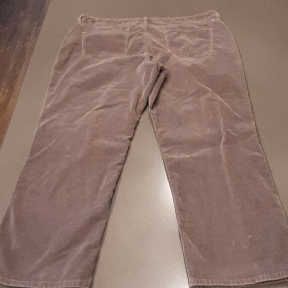 Bandolino Gray Corduroy Mandie Pants - Picture 9 of 12